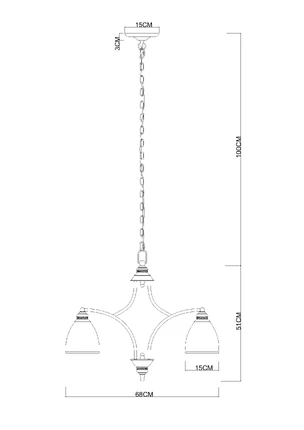 Подвесная люстра Arte Lamp BONITO A9518LM-5BA